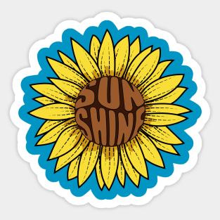 Sunflower - Sunshine Design Sticker